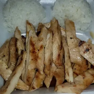 Chicken breast teriyaki sauce is thin... but good