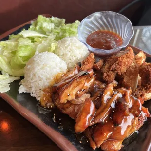 Chicken (Teriyaki) and Katsu Combo