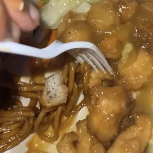 E16. Orange Chicken Plate