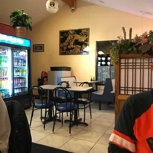 a man in a restaurant