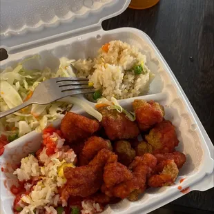 Sweet and sour chicken