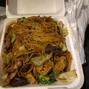 Combination Yakisoba if you like big portions of food I would not recommend it for the price I paid. But it is what it is  lol...
