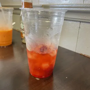 Raspberry Iced tea, very fresh and best I've ever had!!