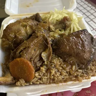 Rice and peas