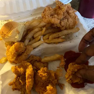 Shrimp  &amp; fries