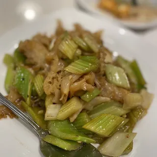 Stir-Fried Jelly Fish w/ XO Sauce