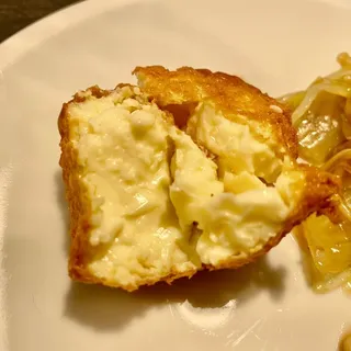 Egg Tofu with Double Mushroom