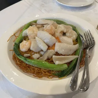 Seafood Pan Fried Crispy Noodle(D) (D)