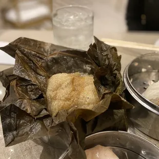 Sticky Rice in Lotus Leaf