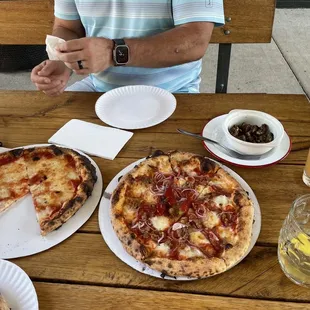 Cheese on L and Mr Piggy on R