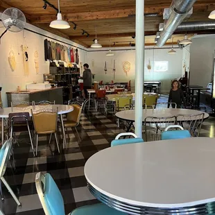 Retro dining area