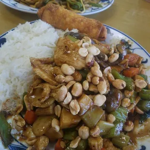 Fire Kun Bo chicken with peanuts.  So so yummy