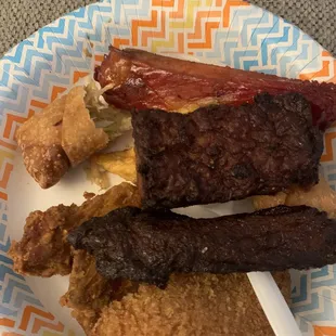 Pu pu platter for dinner tonight