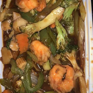 Szechuan shrimp