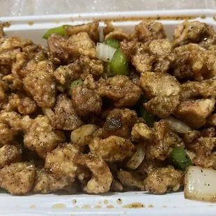 Black pepper chicken