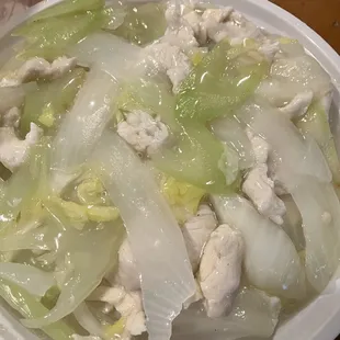 Old school chicken chow mein