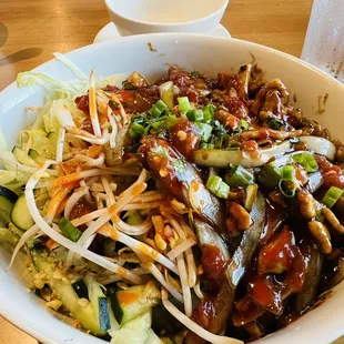 Chicken vermicelli.