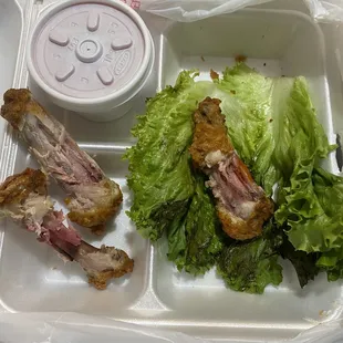 Raw chicken