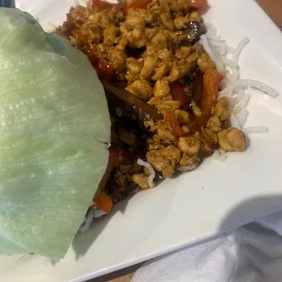 Spicy Lettuce Wraps