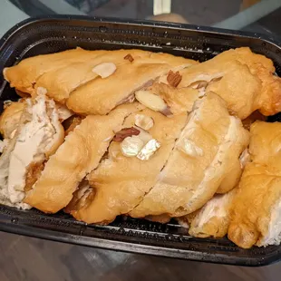 The fried chicken breasts were fantastic. I savored every bite - without the bland gravy.