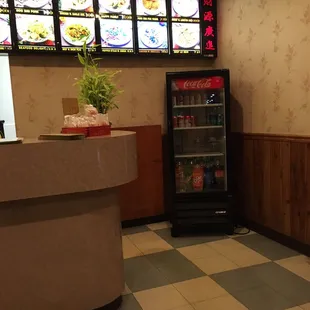 the inside of a restaurant