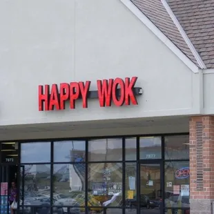 the front of the store