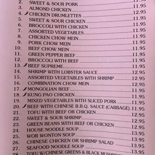 Menu Lunch Special 11-2pm Open Tue-Sat To go only