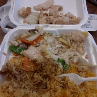 Hard over cooked rice