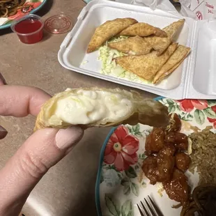 Crab puffs but minus the crab