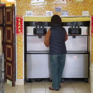 They serve your fro-yo