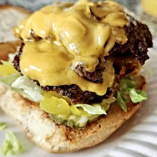 We can do half a bun, no bun, whatever you want.