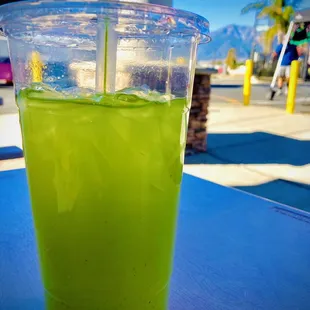 Enjoyed some refreshing frescas at a neighboring vendor