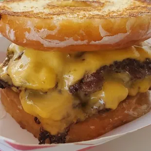 The donut berger that left me speechless. Delicious is a understatement.