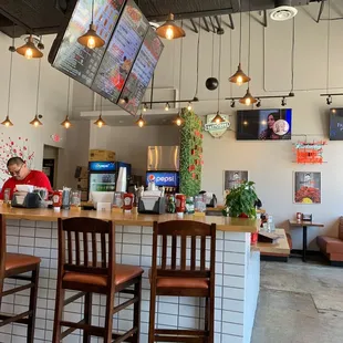 Menu - they have an App too thst's super easy to use