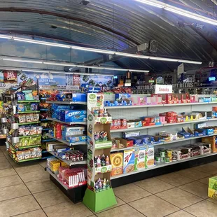 the inside of a grocery store