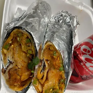 Allo Aloo Tikki Wrap