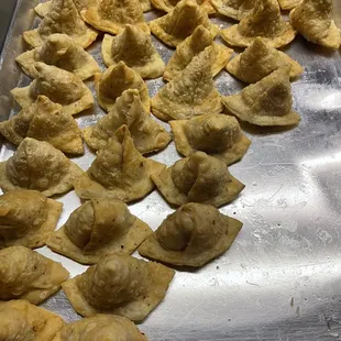 Fresh samosas made everyday