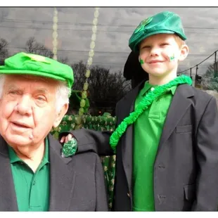 St. Patricks Day Grandfather &amp; Grandson