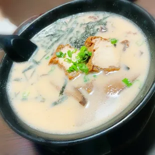 tonkotsu chasu ramen - Hb says it's a bit too salty and noodles not al dente.