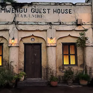 the exterior of the building