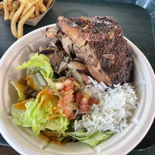 Rib &amp; Chicken Bowl