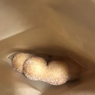 freebie! coated sugar mochi