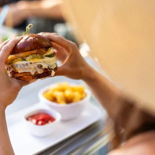 Enjoy some good eats with that view!