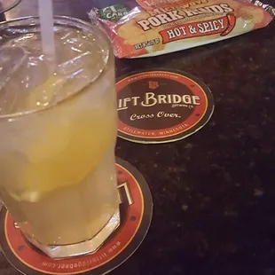 They use local coasters.