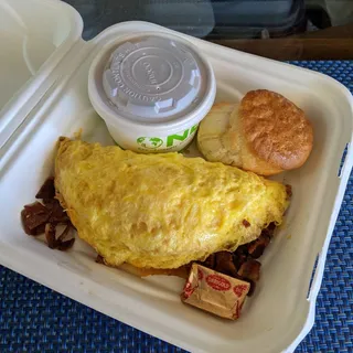 Meaty Omelette