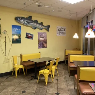 Part of the dining area