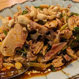 Sichuan chicken in chili oil