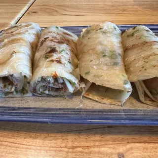 6. Scallion Pancake Beef Rolls 6.