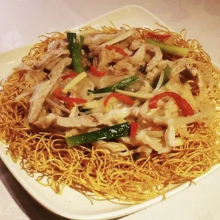 48. Pan Fried W/ Noodle Shredded Pork 48.