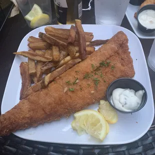 Walleye Fish and fries! Sooo good!